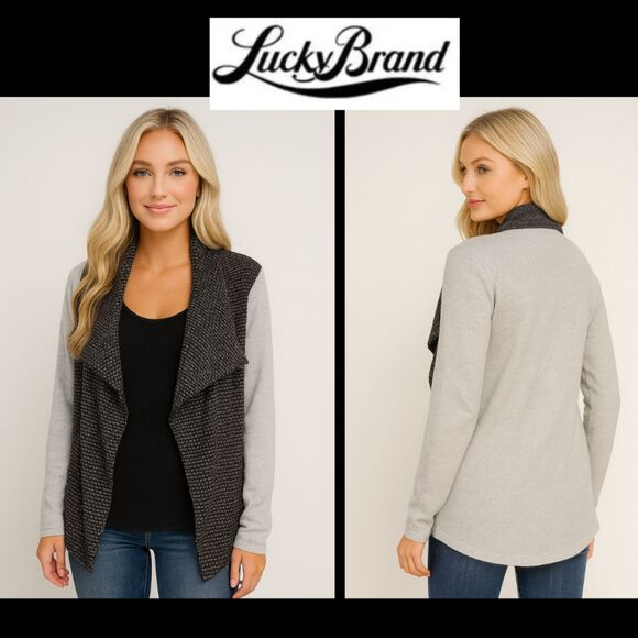 Vintage Lucky Brand Open Cardigan - Picture 1 of 13